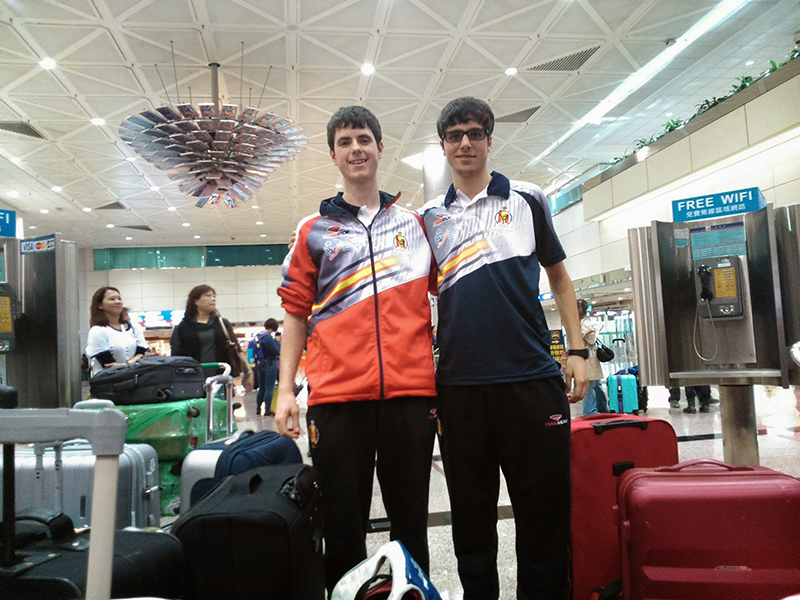 Ra&uacute;l Manrique y Ekaitz Berrade ya se encuentran en Taipei